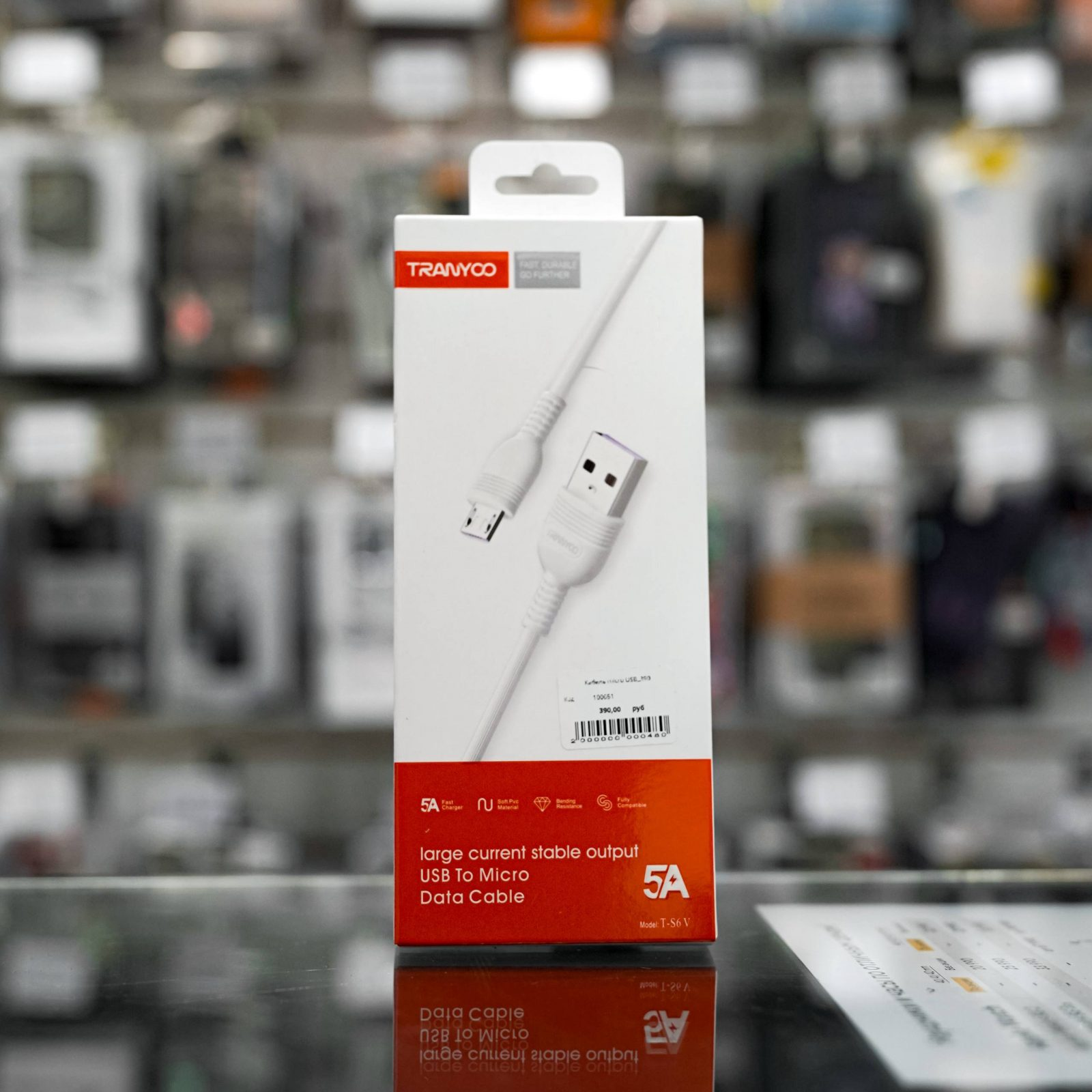 Кабель micro USB- USB TRANYOO